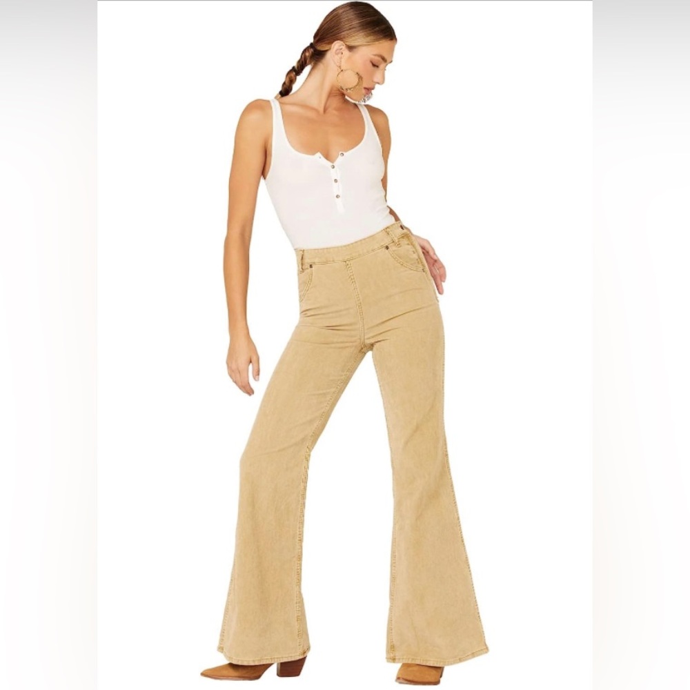 Lee All Purpose Super Flare High-Rise Ginger Cord (27 X 32)